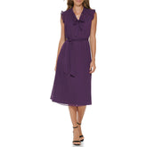 DKNY Women's DRESS ,WINE,2